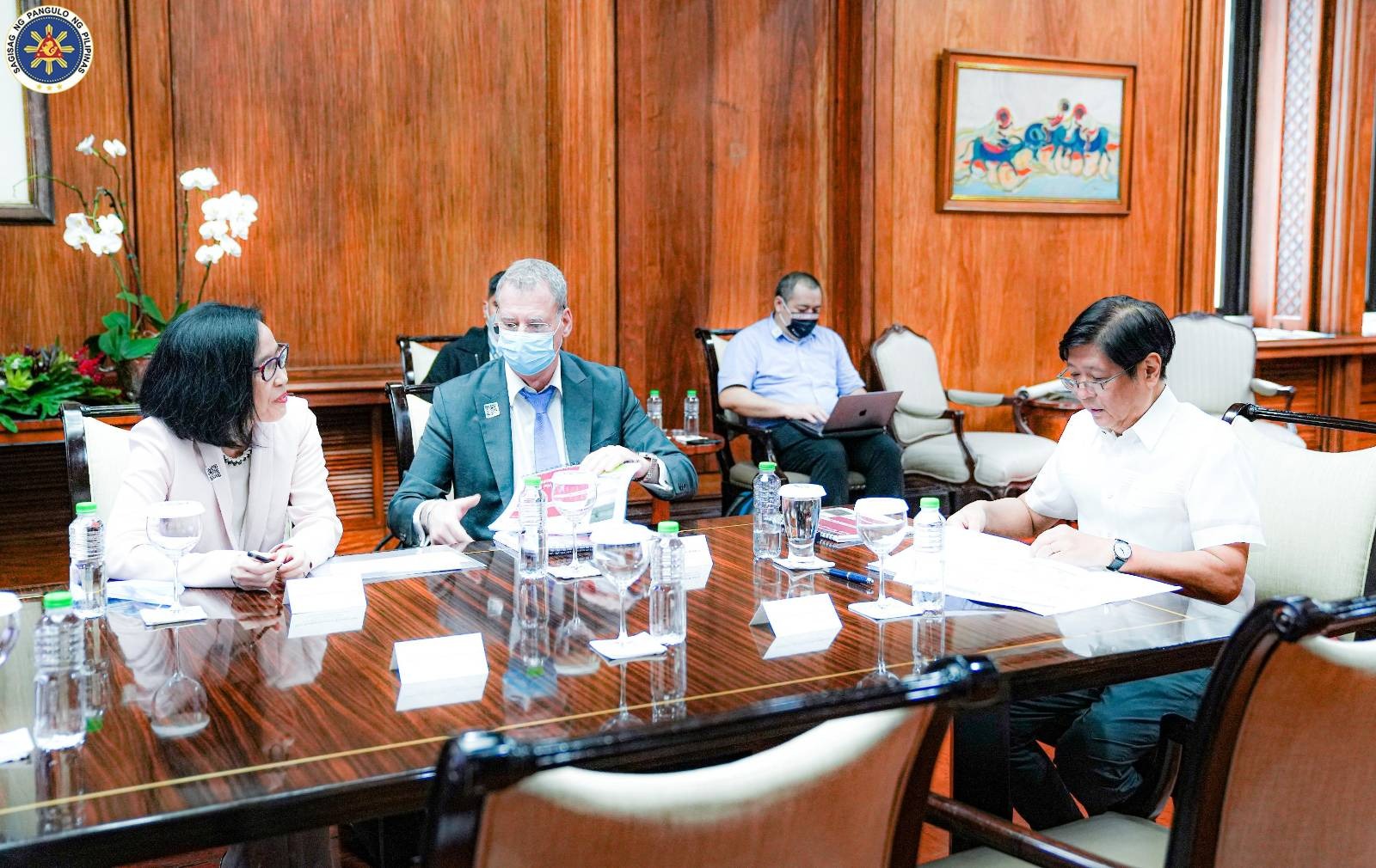 President Ferdinand R. Marcos Jr. met with executives of Chen Yi Agventures