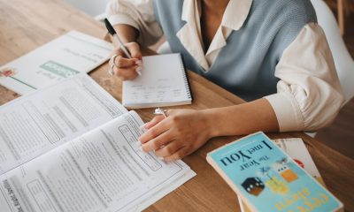 Student Doing Her Homework