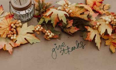 yellow flowers decor giving thanks