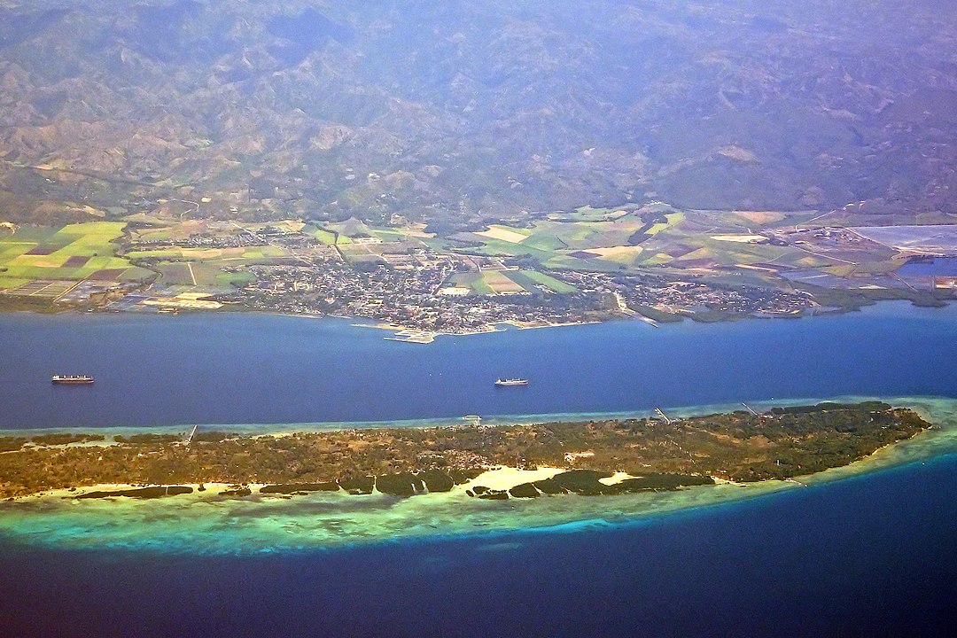 Aerial view of the City of San Carlos, Negros Occidental