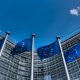 European Union EU flags