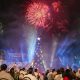 fireworks over Malacanang Christmas tree