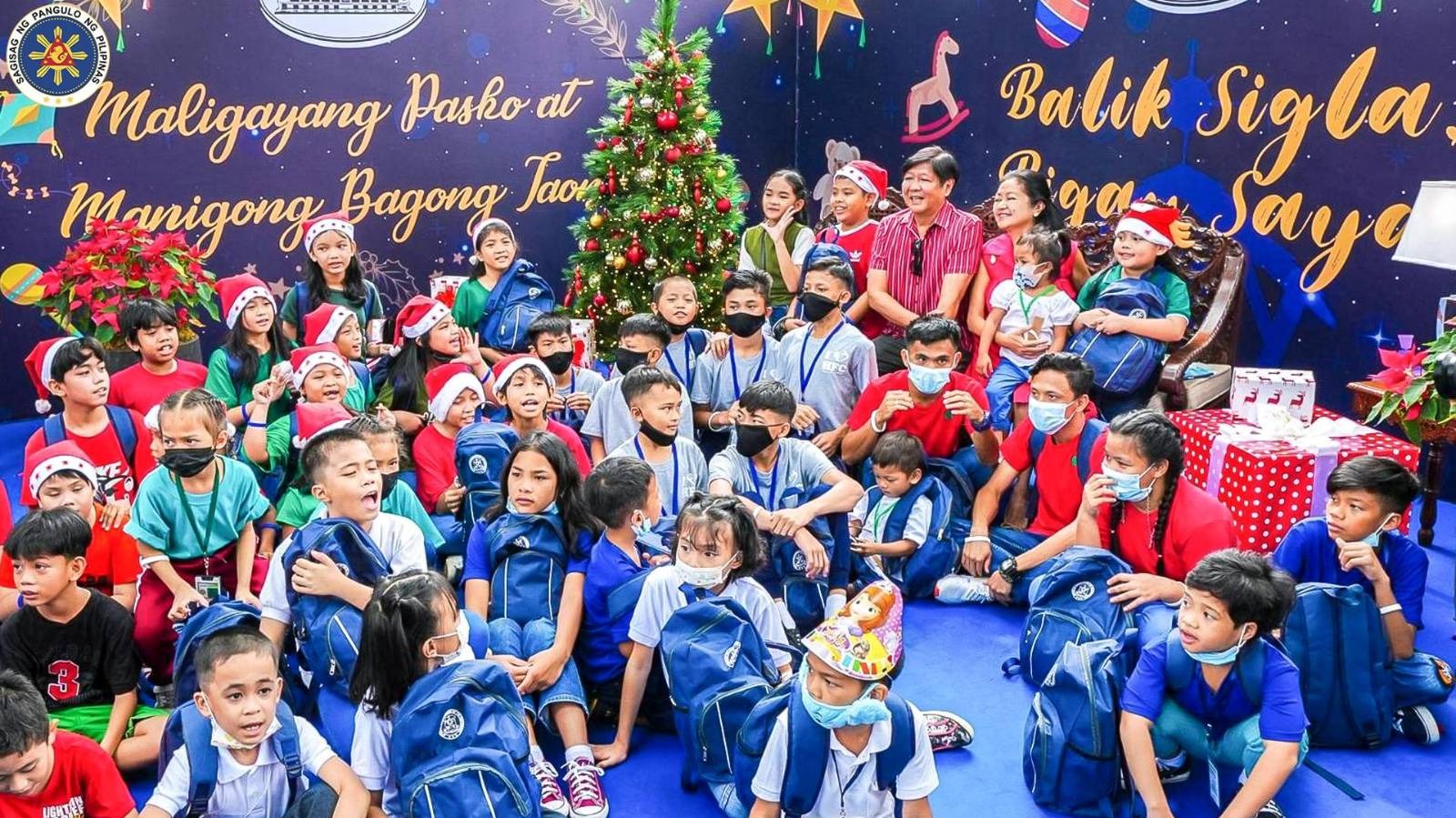 PBBM during the "Balik Sigla, Balik Saya: Nationwide Gift-Giving Day"