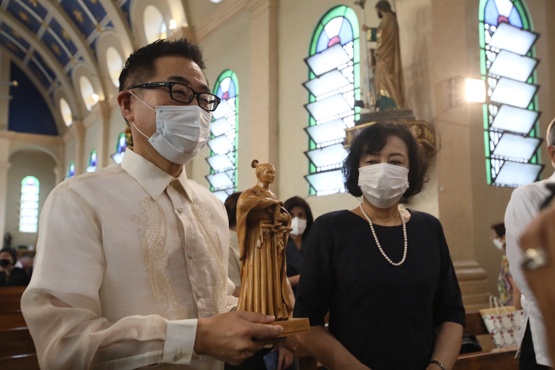 Japanese Ambassador Koshikawa Kazuhiko and his wife Yuko