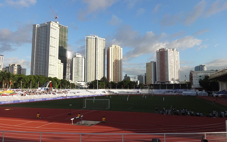 Interior of Rizal Memorial Stadium