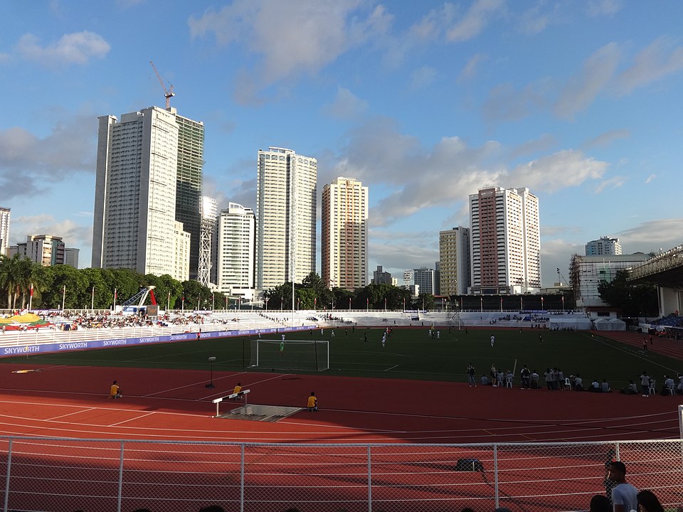 Interior of Rizal Memorial Stadium