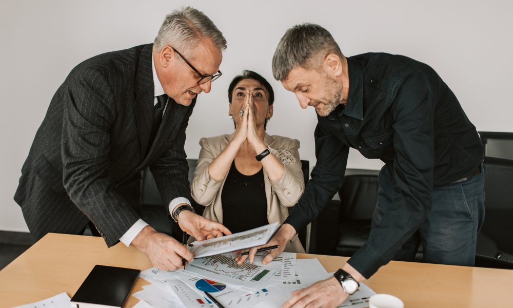 Business Partners Having a Meeting at the Office