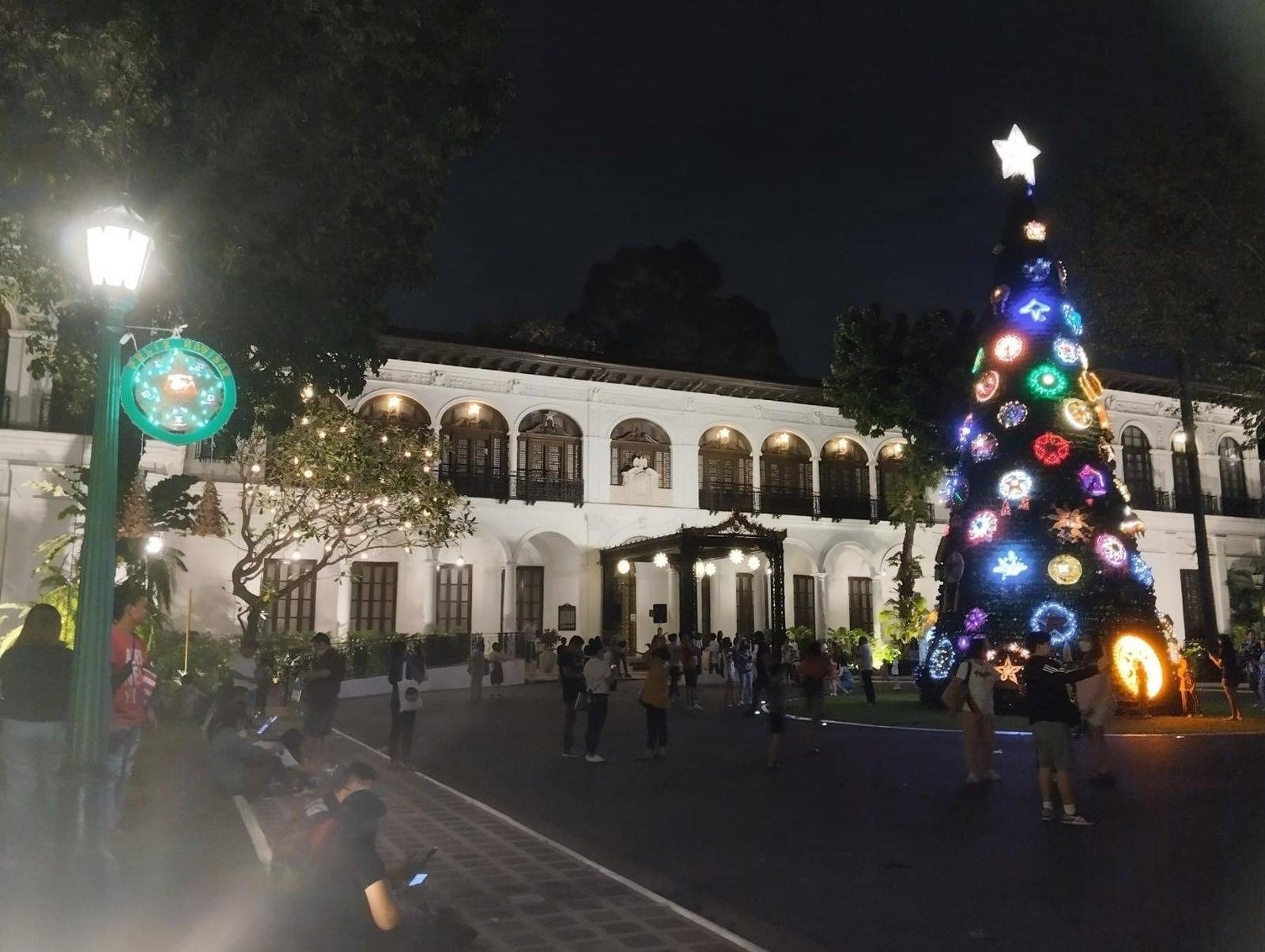 Christmas tree at Malacanan Palace