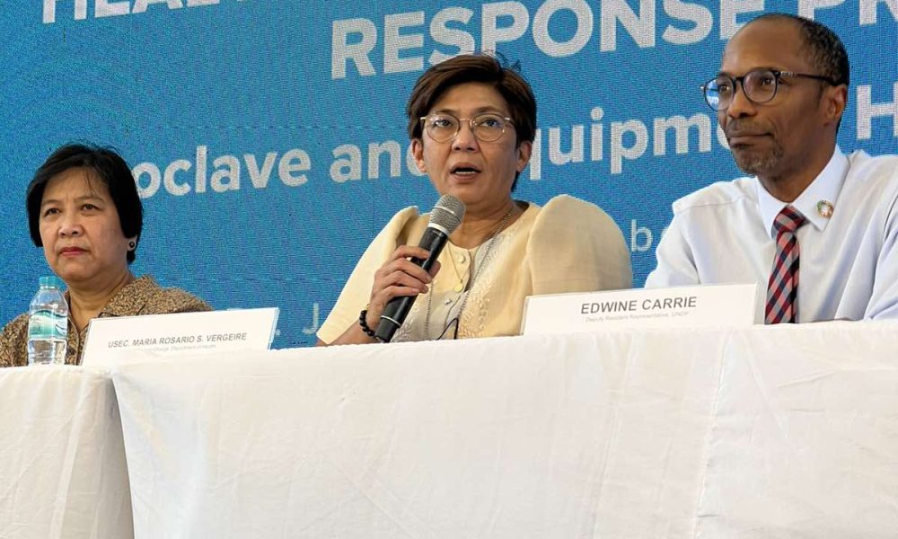 DOH officer-in-charge Undersecretary Ma. Rosario Vergeire