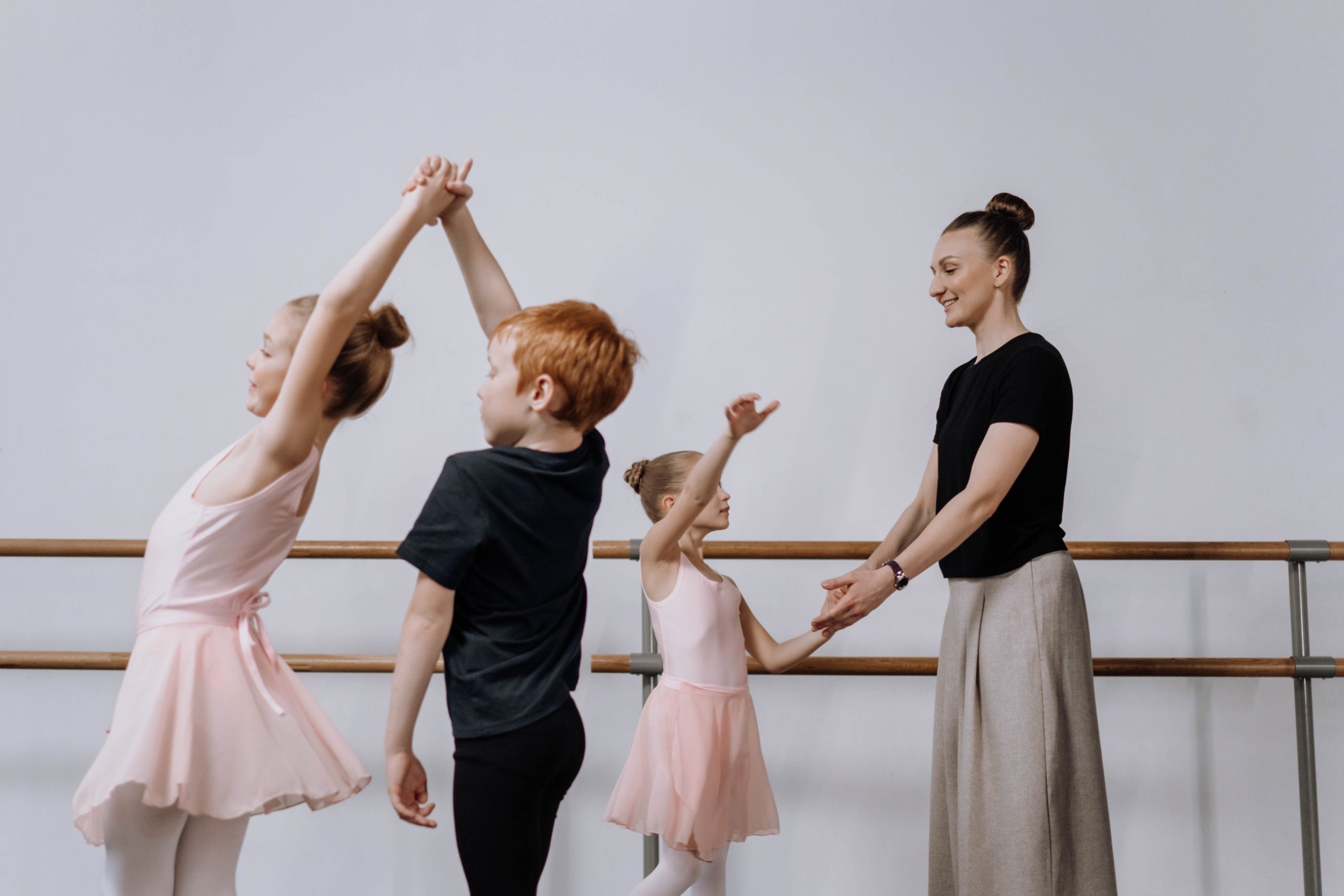 Kids Learning Ballet