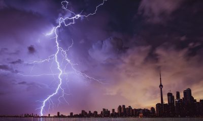 Lightning and Gray Clouds