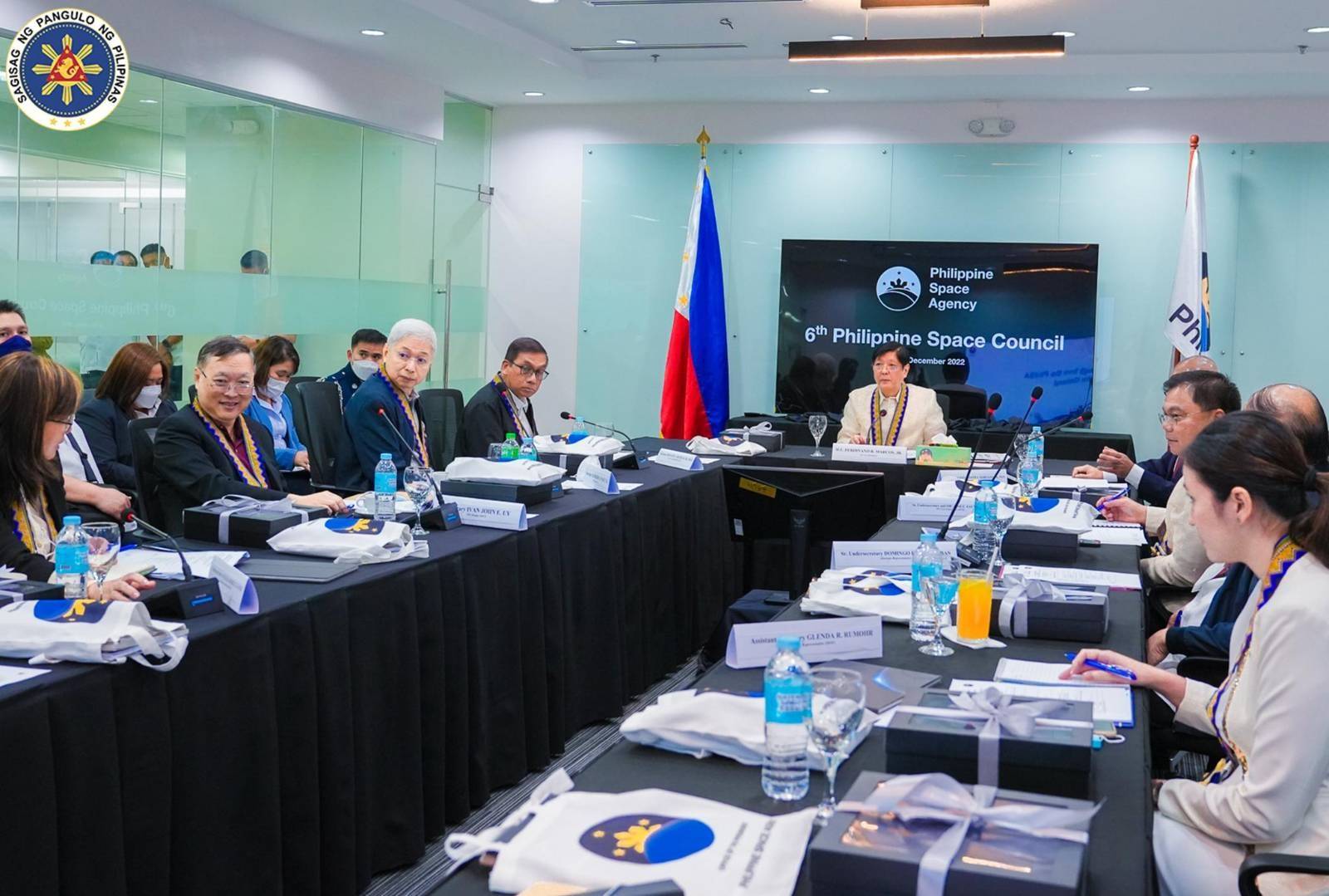 President Ferdinand R. Marcos Jr. meeting with the Philippine Space Council