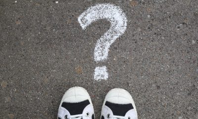Question Mark on Pavement