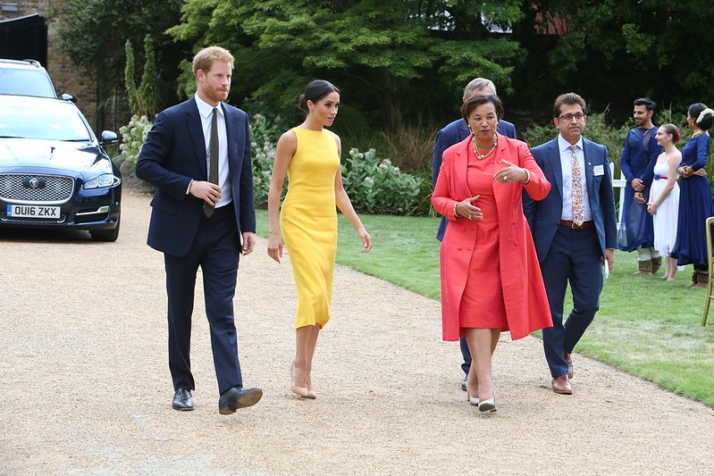 Secretary-General Patricia Scotland welcomes The Duke and Duchess of Sussex