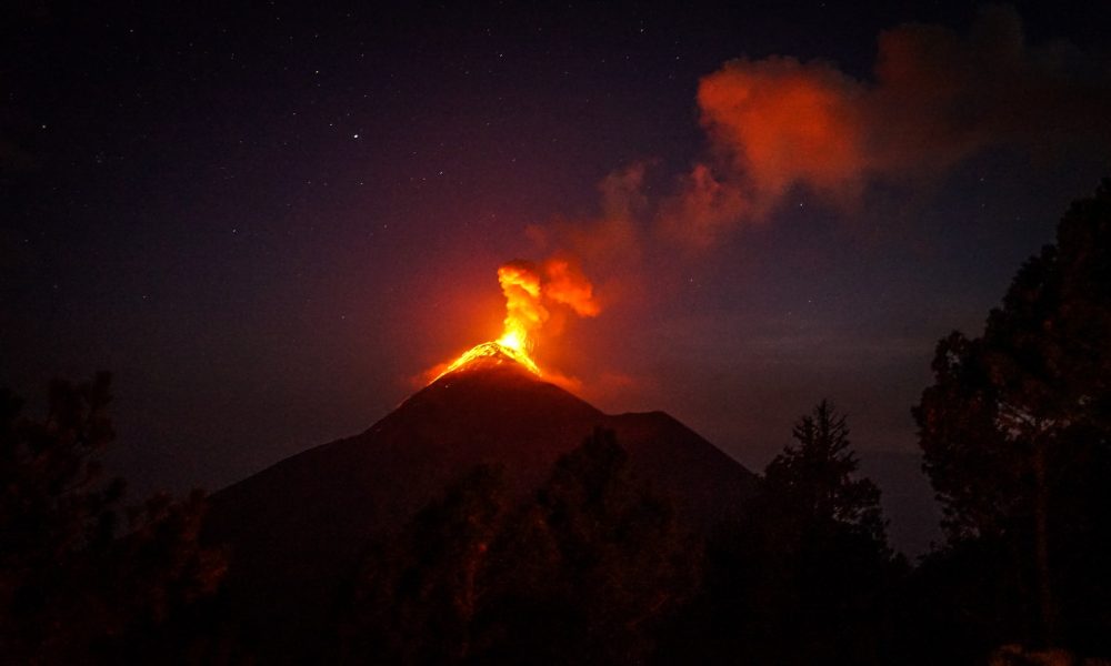 volcanic eruption