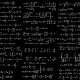 black board filled with math equations