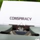 conspiracy word typewritten