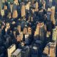 aerial view of buildings in Manhattan