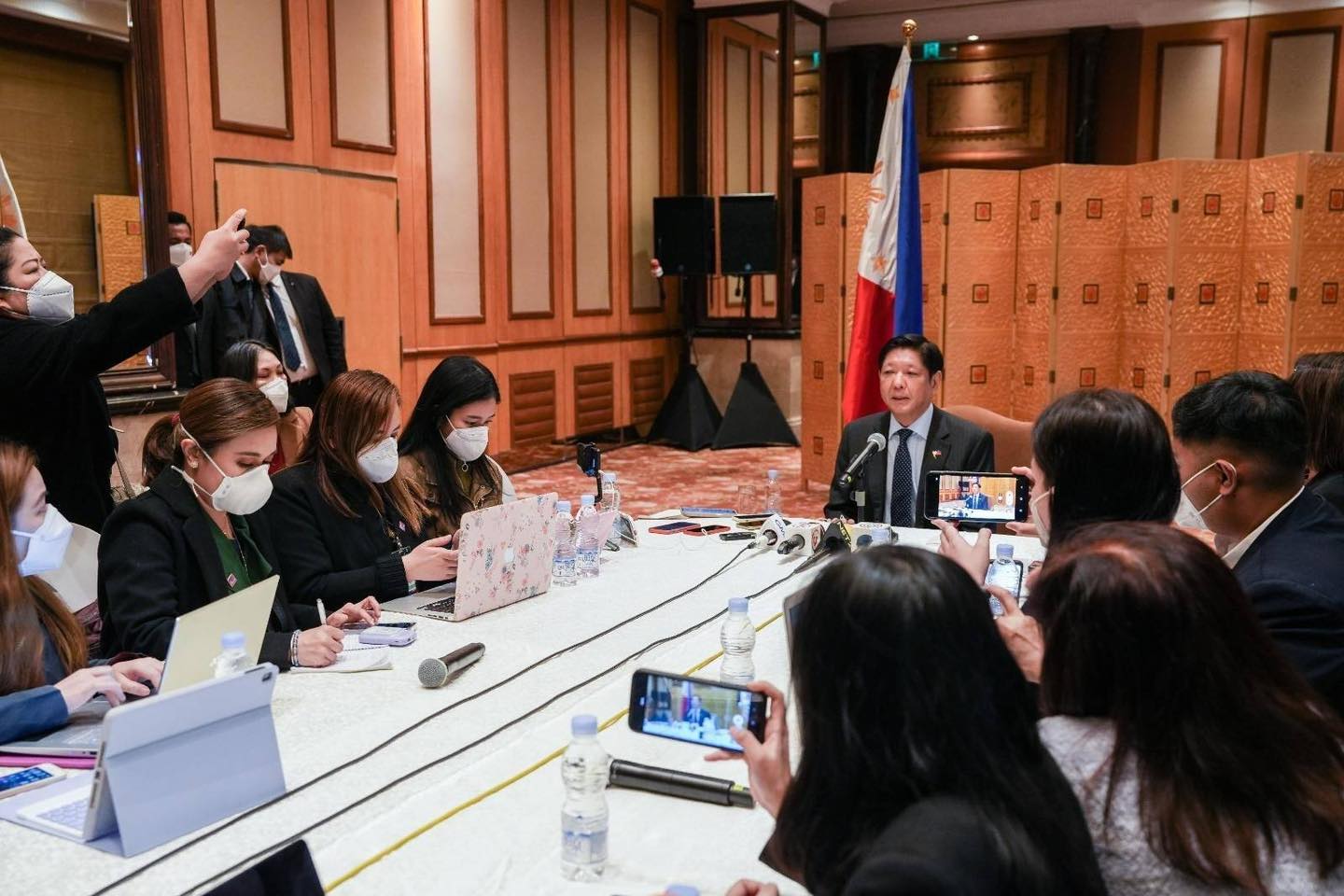 Ferdinand R. Marcos Jr. in an interview with PH media in China