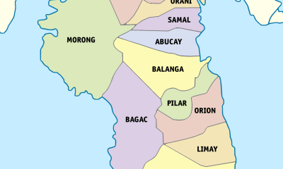 Map of Bataan