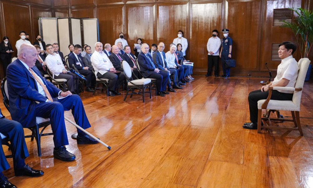Marcos meets with US-Philippines Society in a courtesy call
