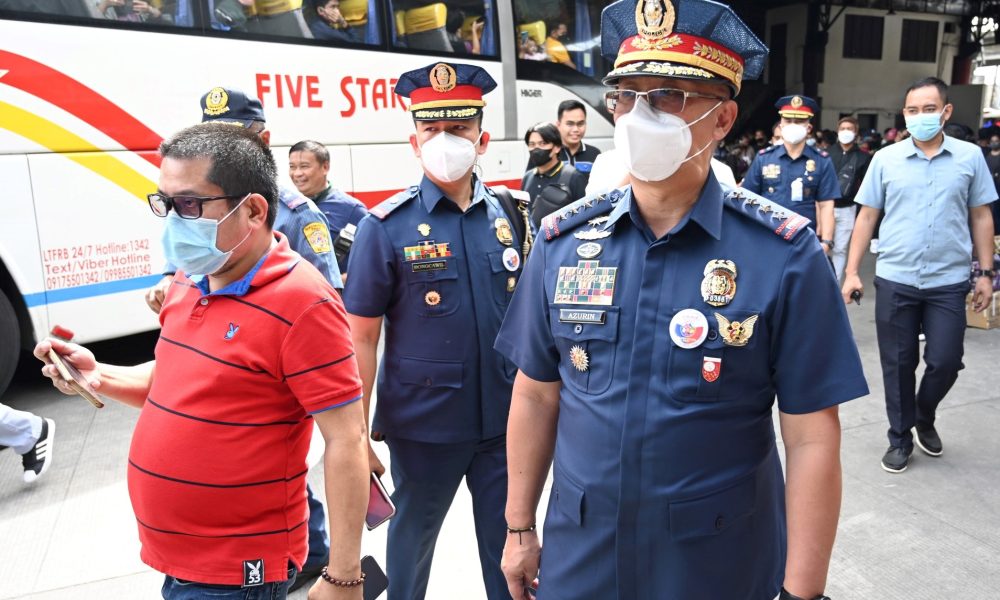 Philippine National Police Chief, Police General Rodolfo S Azurin Jr