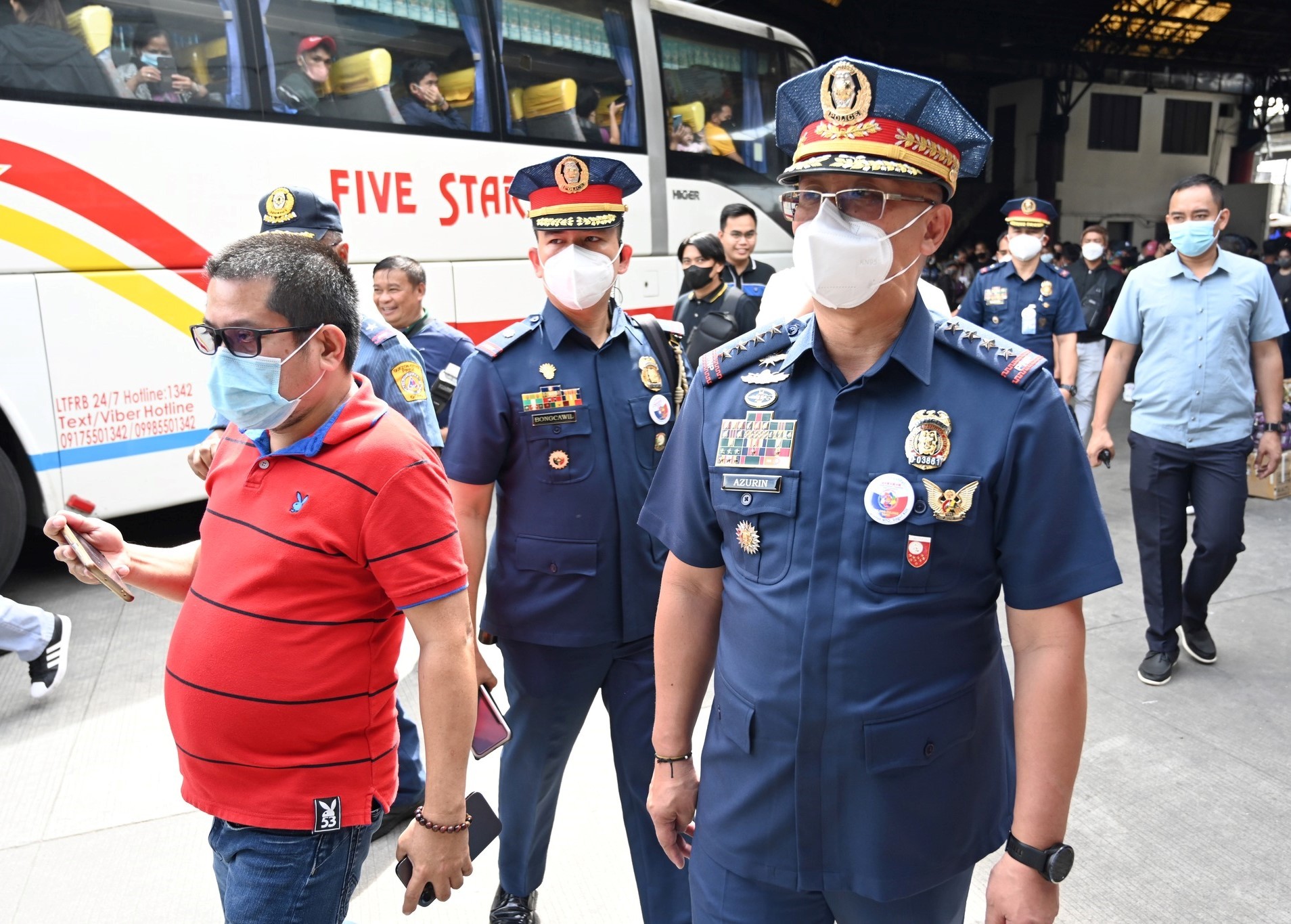 Philippine National Police Chief, Police General Rodolfo S Azurin Jr