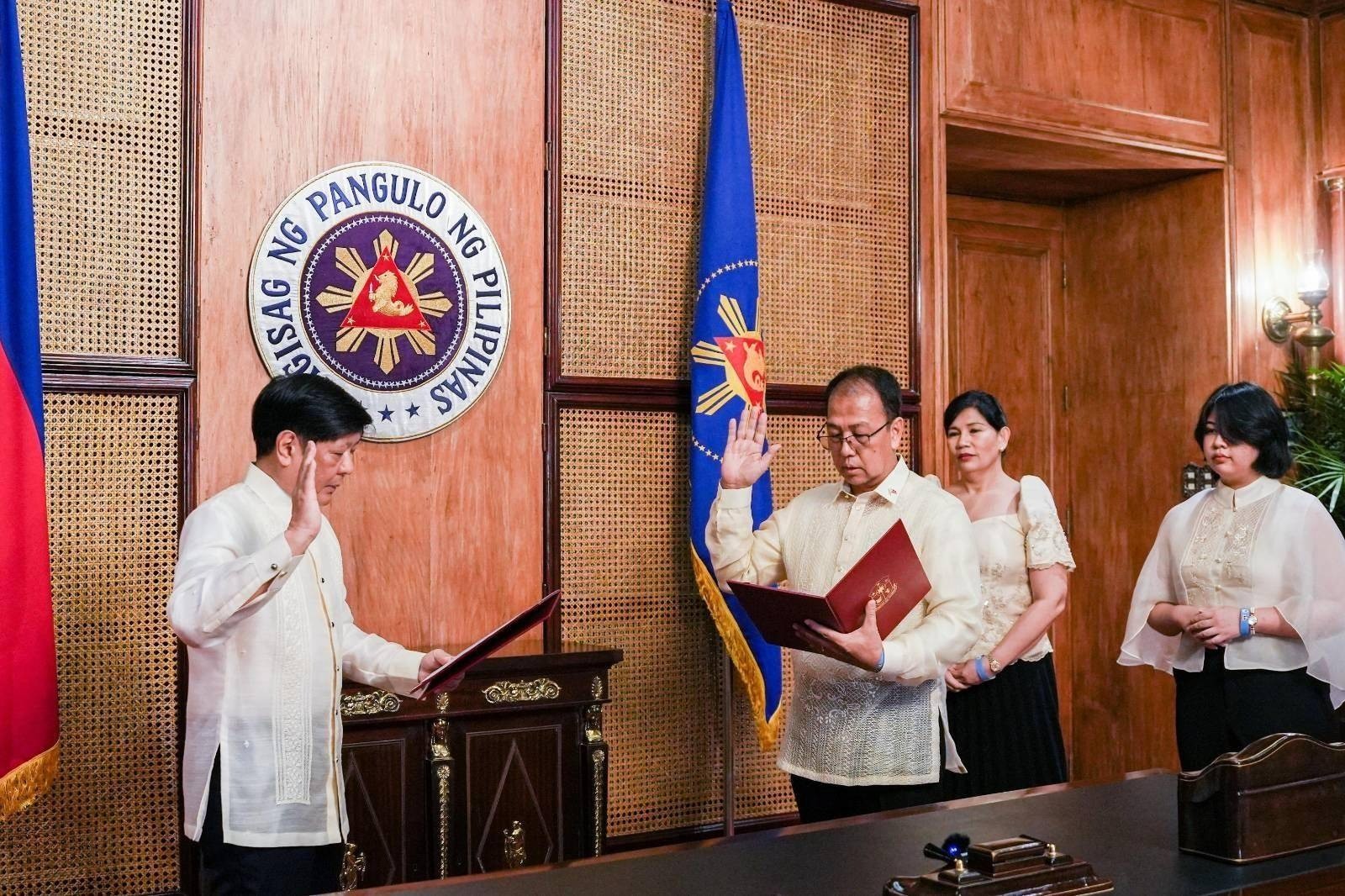 President Ferdinand R. Marcos Jr. and DND Secretary Carlito Galvez, Jr.