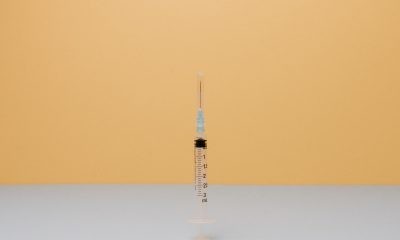 Syringe on White Surface