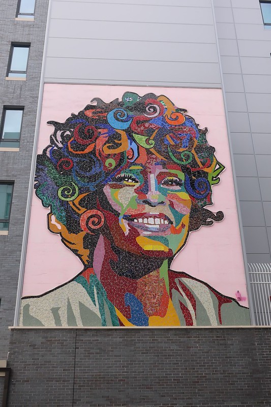 Whitney Houston mural