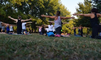 Women Performing Yoga