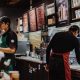 barista in starbucks