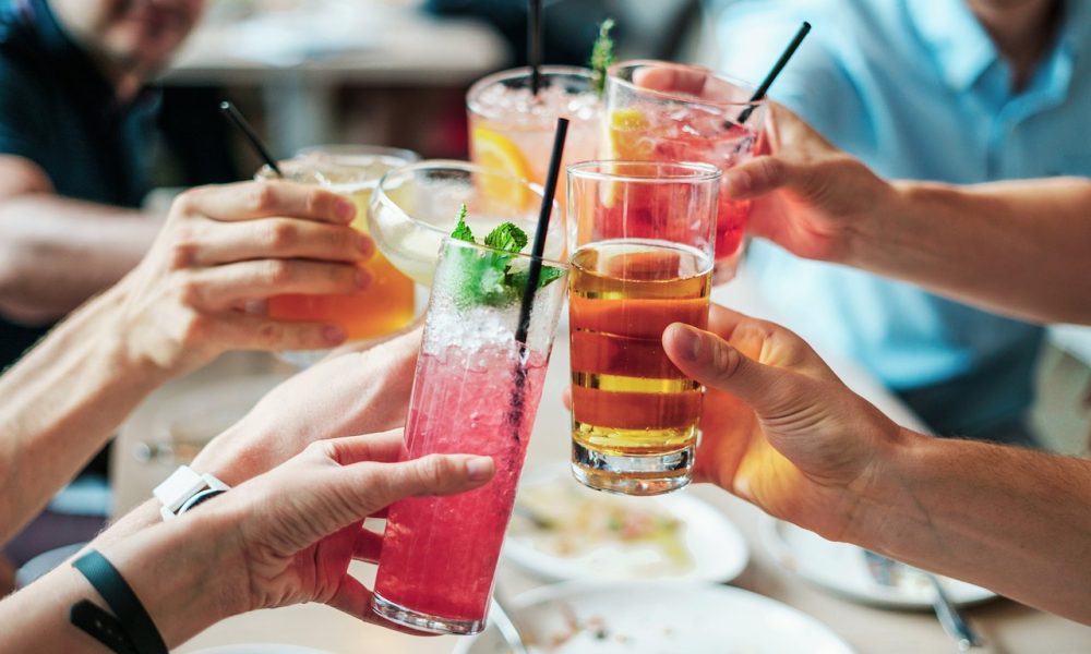 drinking alcohol