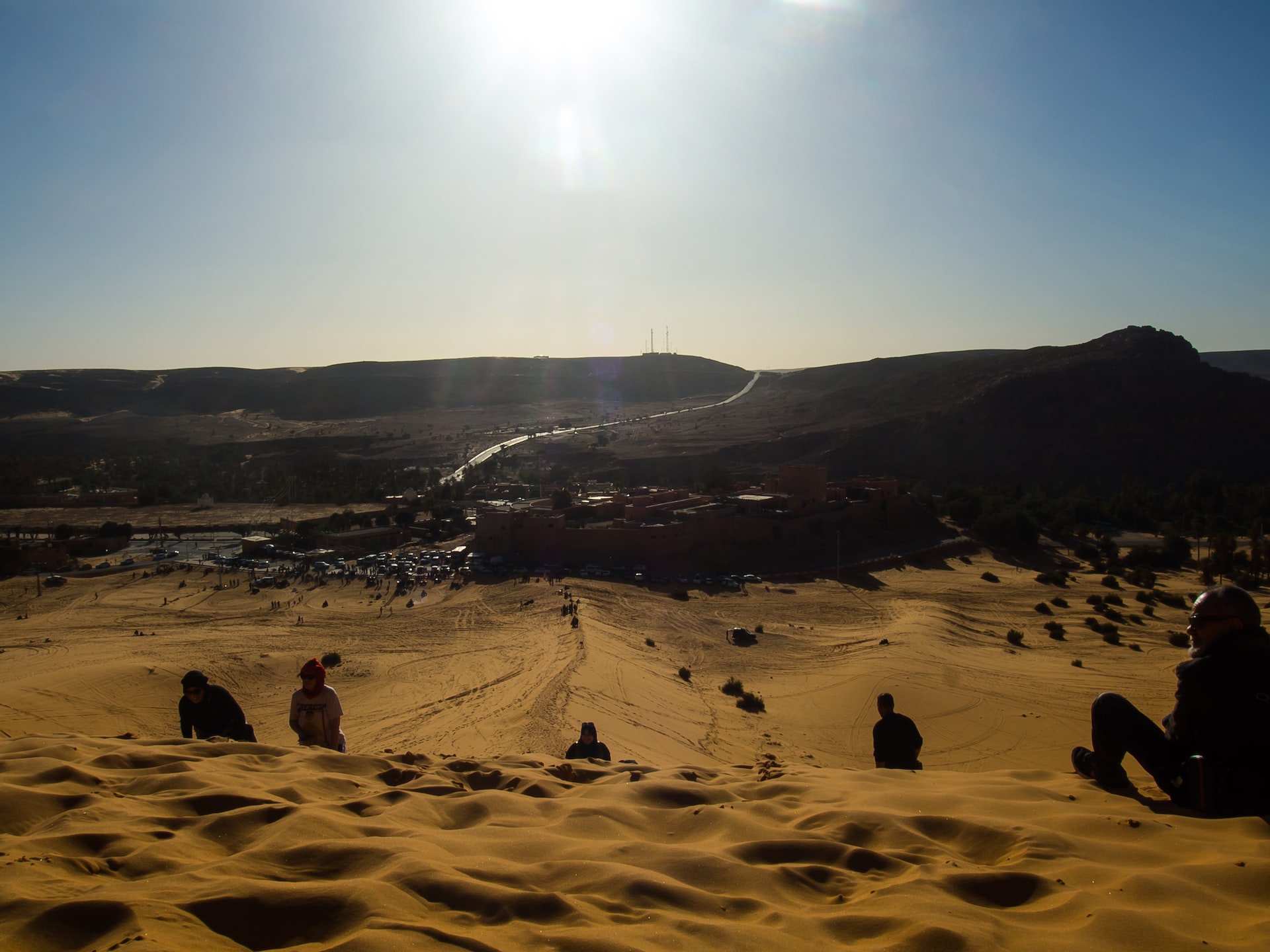 people on desert on daylight