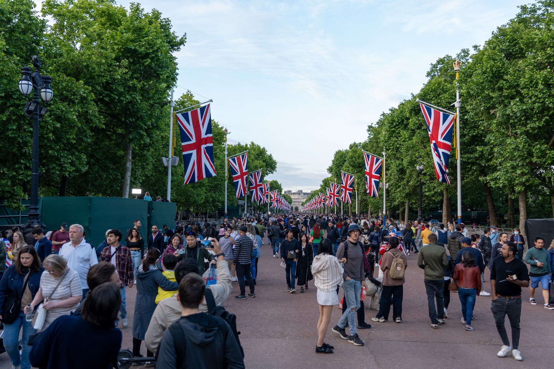 people in london flag uk