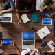 meeting with laptops and ipads