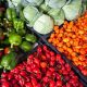 vegetables on store display