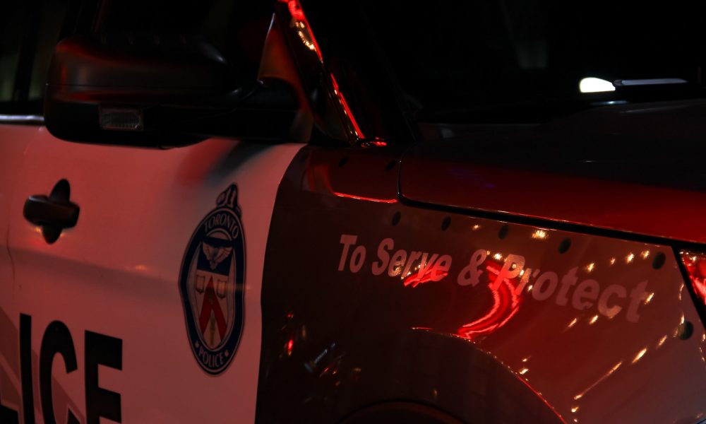 red light toronto police car