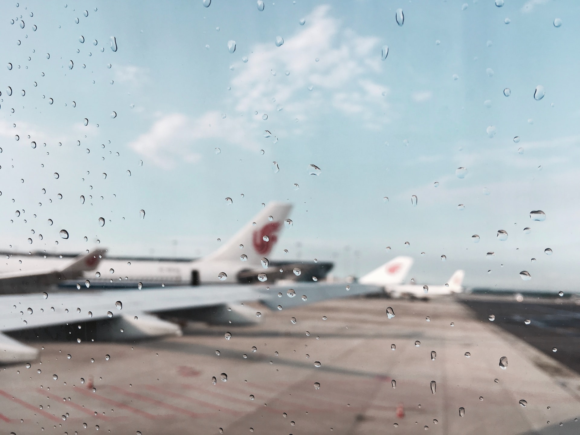planes on Chengdu Shuangliu International Airport, Chengdu, China