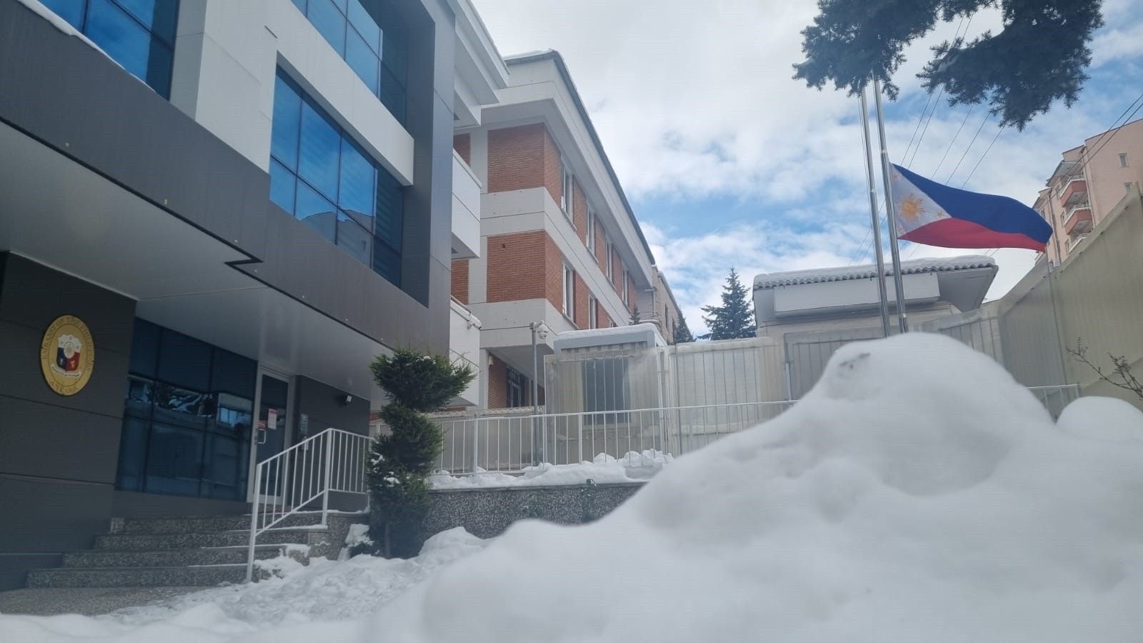 PH flag down on PH Embassy in Türkiye