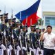 President Ferdinand R. Marcos Jr. receives departure honor at the Villamor Air Base in Pasay City.
