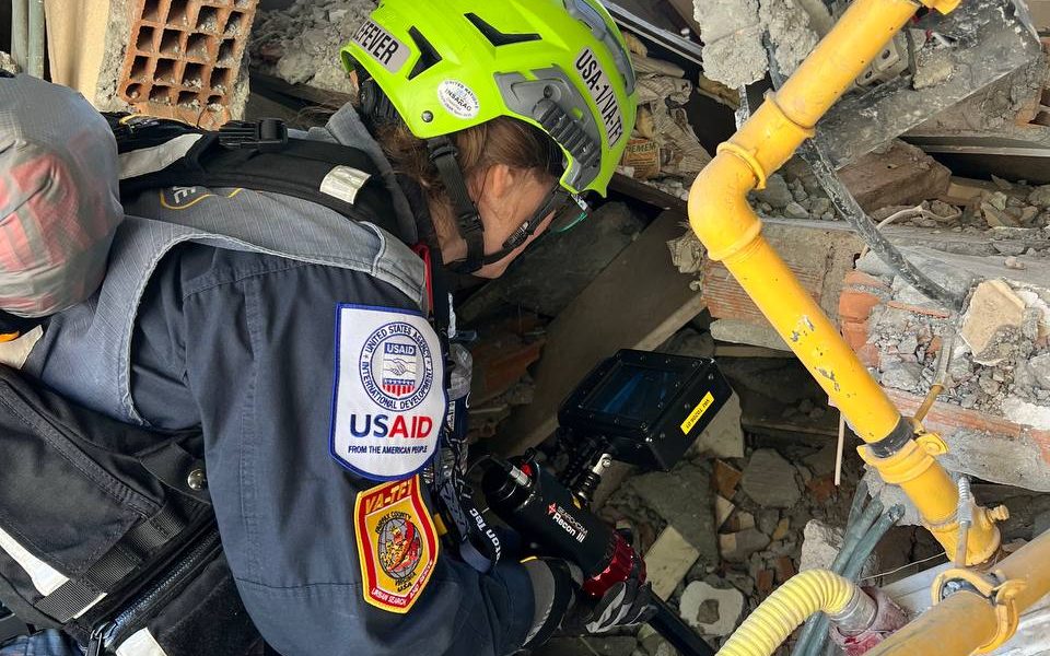 USAID rescue on Turkey earthquake location