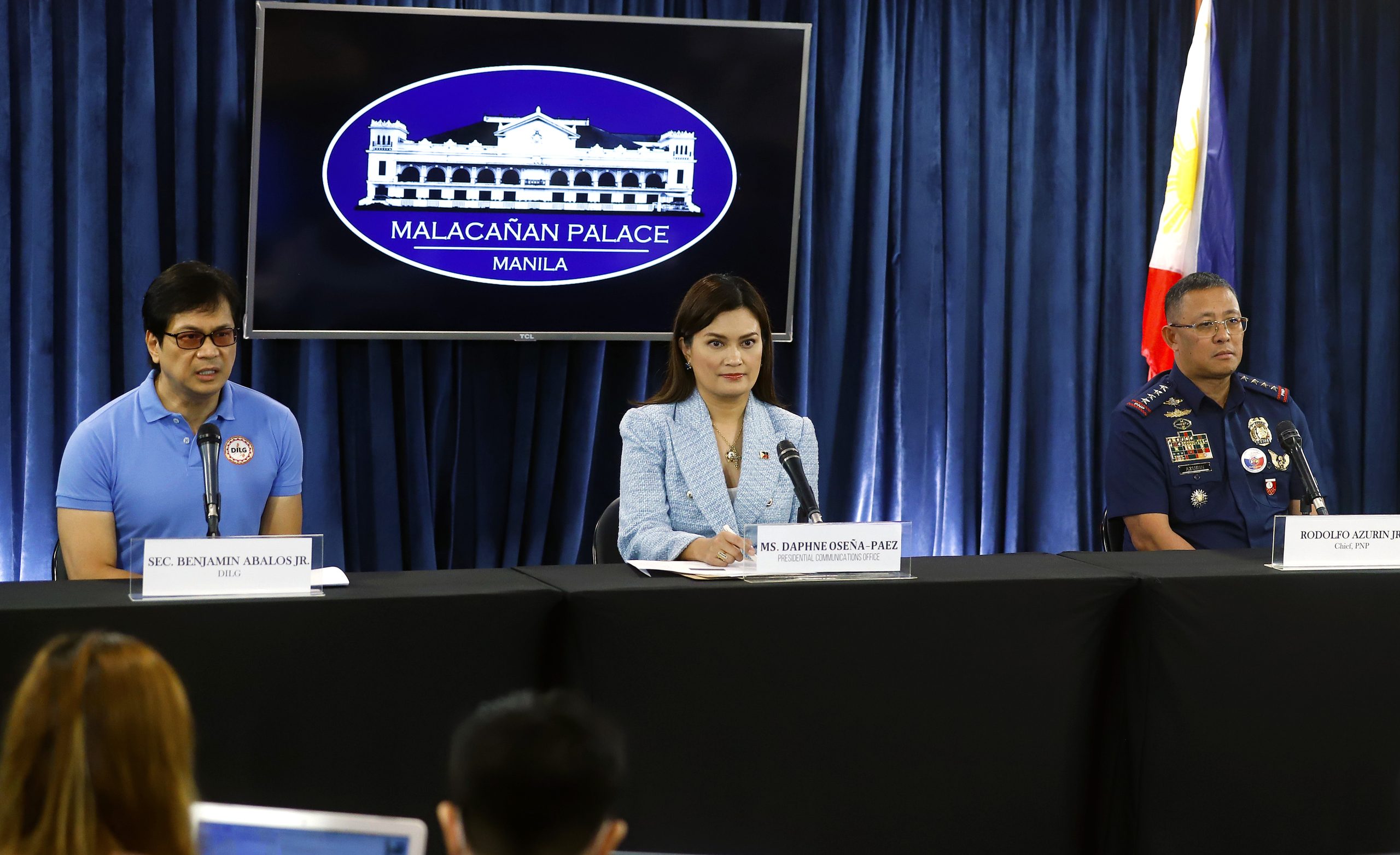 Benjamin Abalos and Rodolfo Azurin Jr.