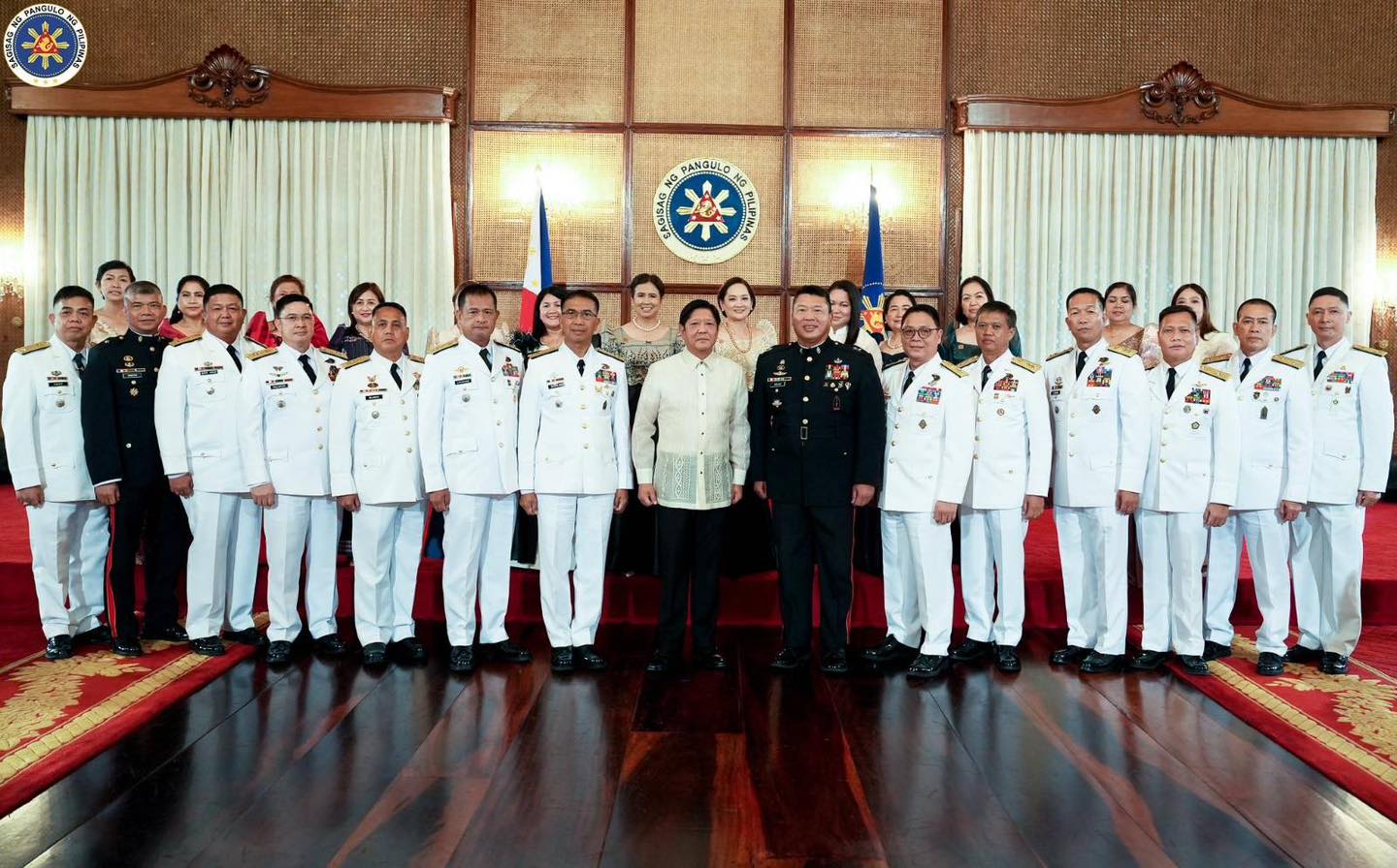 President Ferdinand R. Marcos Jr. administered the oath-taking of the newly promoted generals and flag officers of the Armed Forces of the Philippines