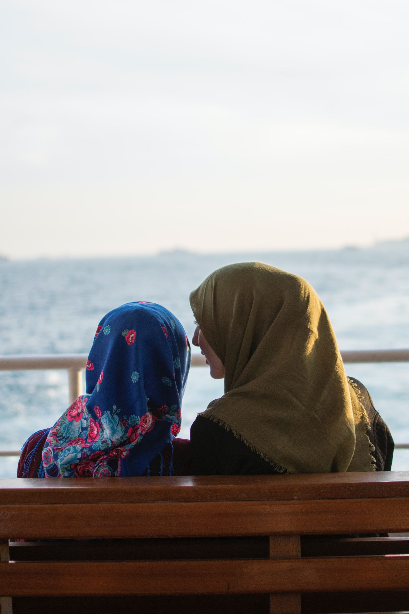 two women wearing hijab