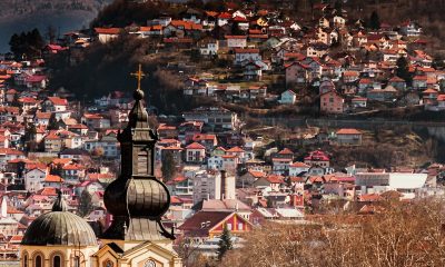 aerial view of Bosnia and Herzegovina