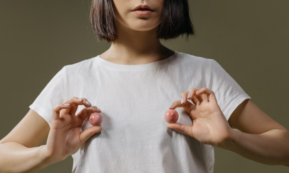 woman in white shirt