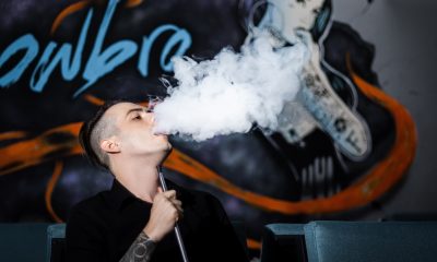 Man Smoking Vape