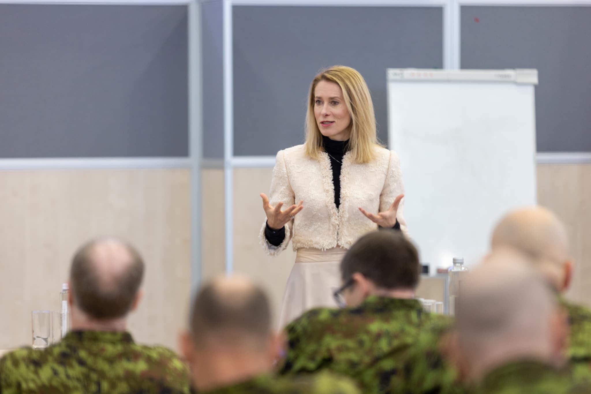 Estonia’s prime minister Kaja Kallas