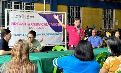Barangay San Antonio free breast and cervical cancer screening